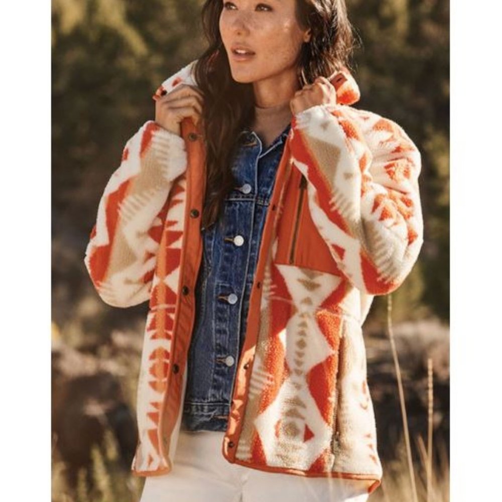 Pendleton Pike Stand Fleece Jacket Mangos Los Lunas M NWT